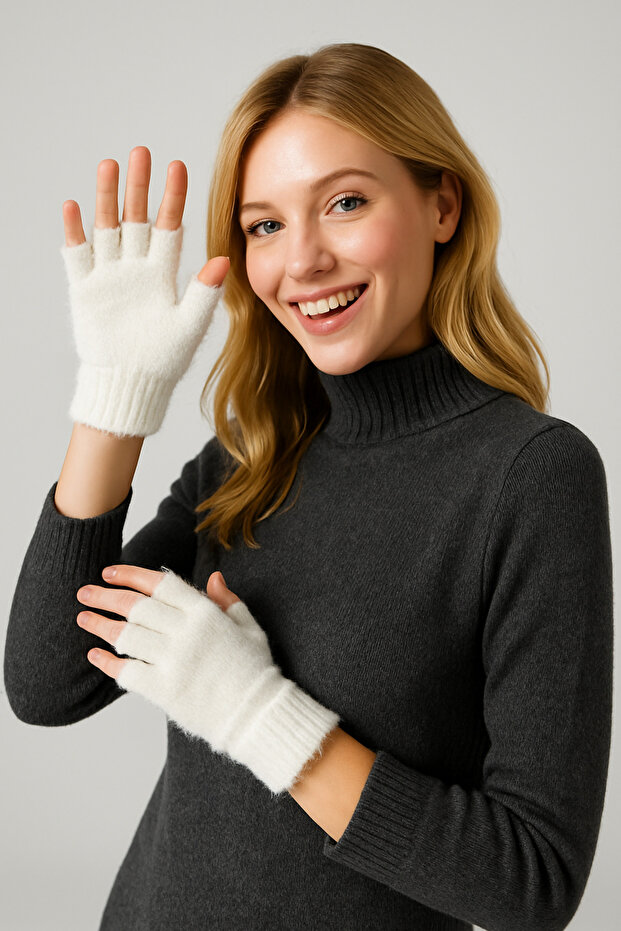 قلافات أصابع مقطوعة من القطيفة - 3