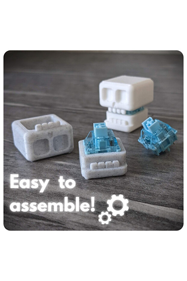 Kafatası Anahtarı Switch Fidget Oyuncak (+Anahtarlık) - 3