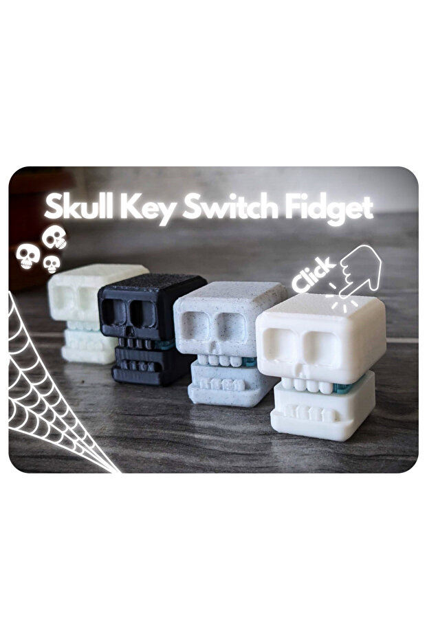 Kafatası Anahtarı Switch Fidget Oyuncak (+Anahtarlık) - 1