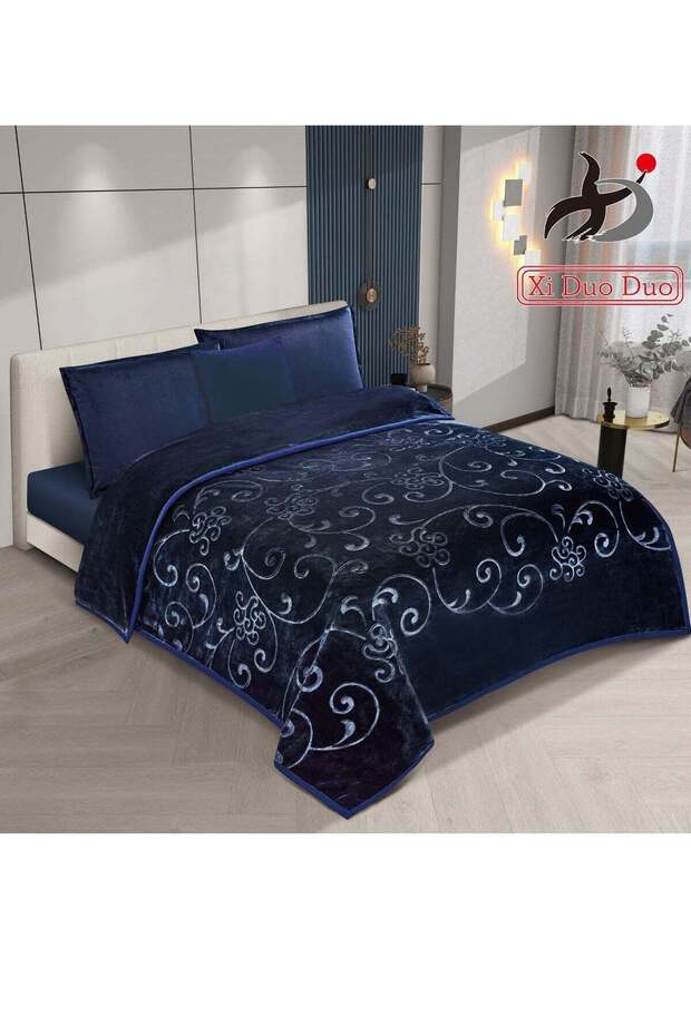 Winter Blanket 4kg Soft Texture 160x220 cm - Gray