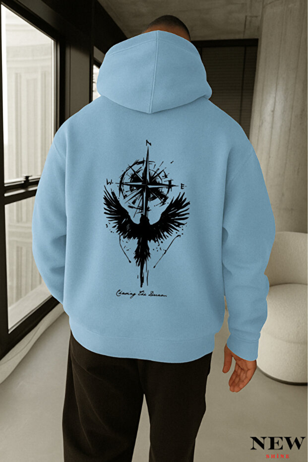 Hanorac imprimat Eagle Compass - 1