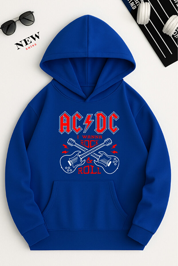 سويت شيرت مطبوع من ACDC