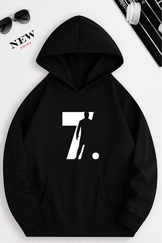 Ronaldo 7 Baskılı Sweatshirt - 1