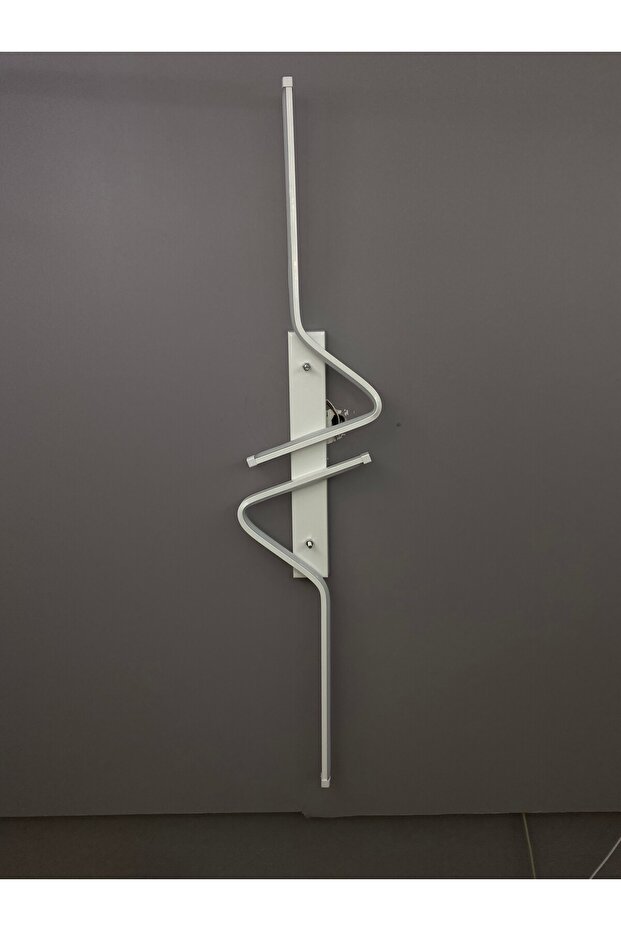 Yüksek Aydınlatmalı Z Model Beyaz Led Aplik Avize Modern, 3 Renk Aydınlatma - 4