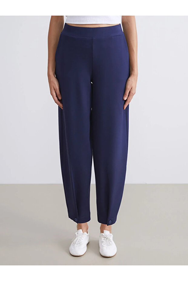 LCW VisionLacivert Beli Lastikli Kadın Eşofman Altı - 2