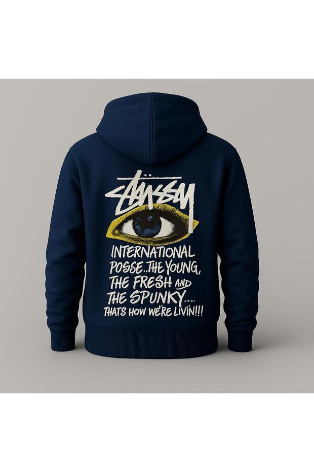 Eye Printed Graphic Hooded Sweatshirt – Unisex Casual Fashion