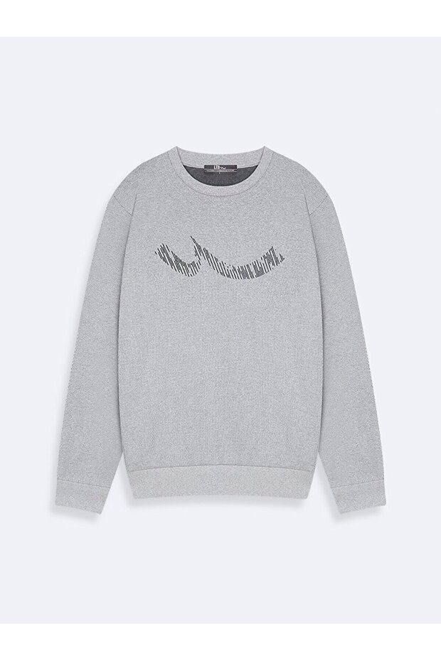 Gri Sweatshırt - 1