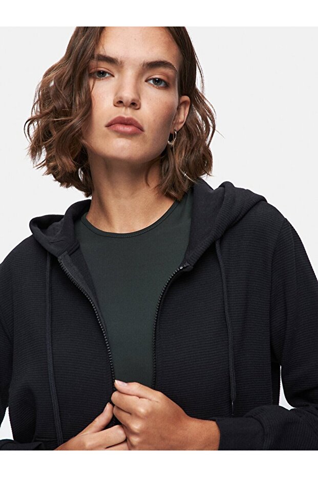 Siyah Sweatshırt - 4