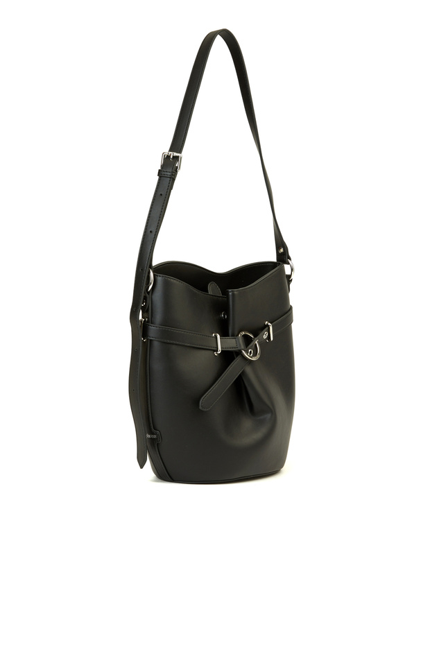 Siyah Kadın Postacı Çanta - 3