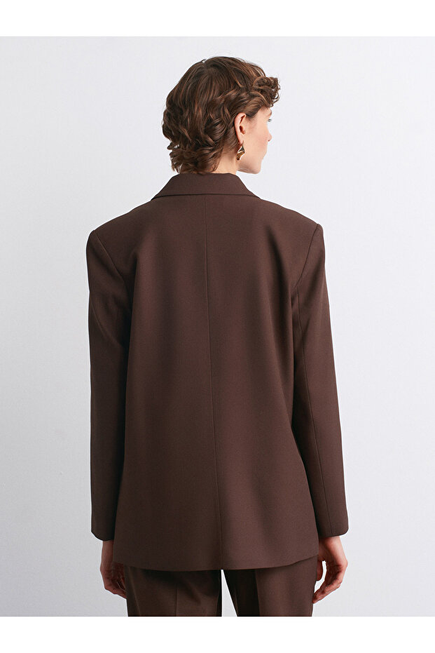 60767 سترة بليزر - بني داكن - 2