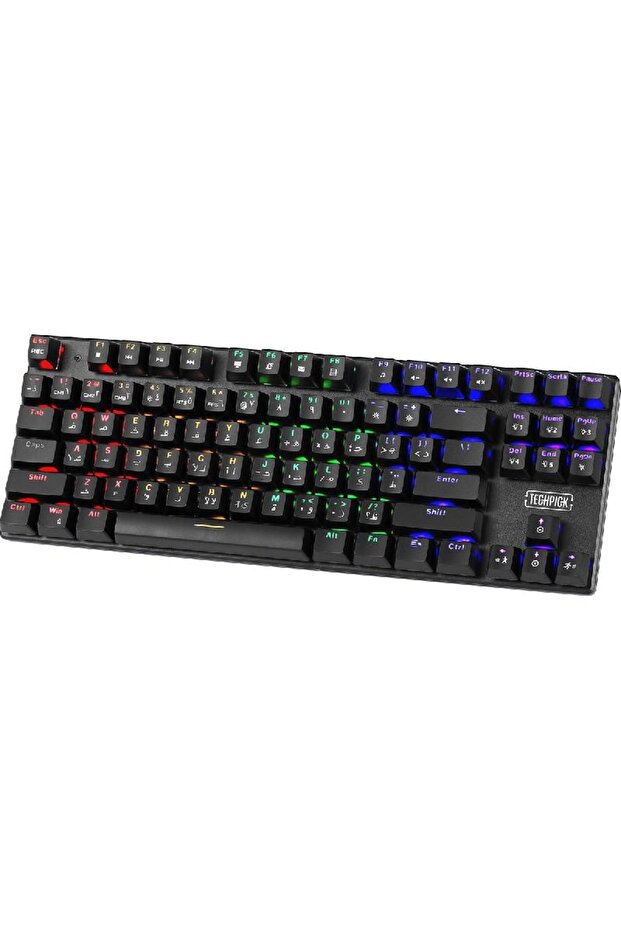 لوحة مفاتيح الألعاب الميكانيكية ذات الإضاءة الخلفية Techpick KG890 - 2