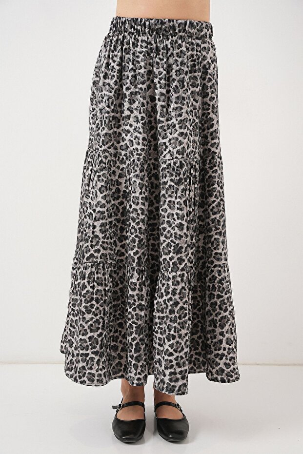 BDART Desenli Maxi Etek - 4