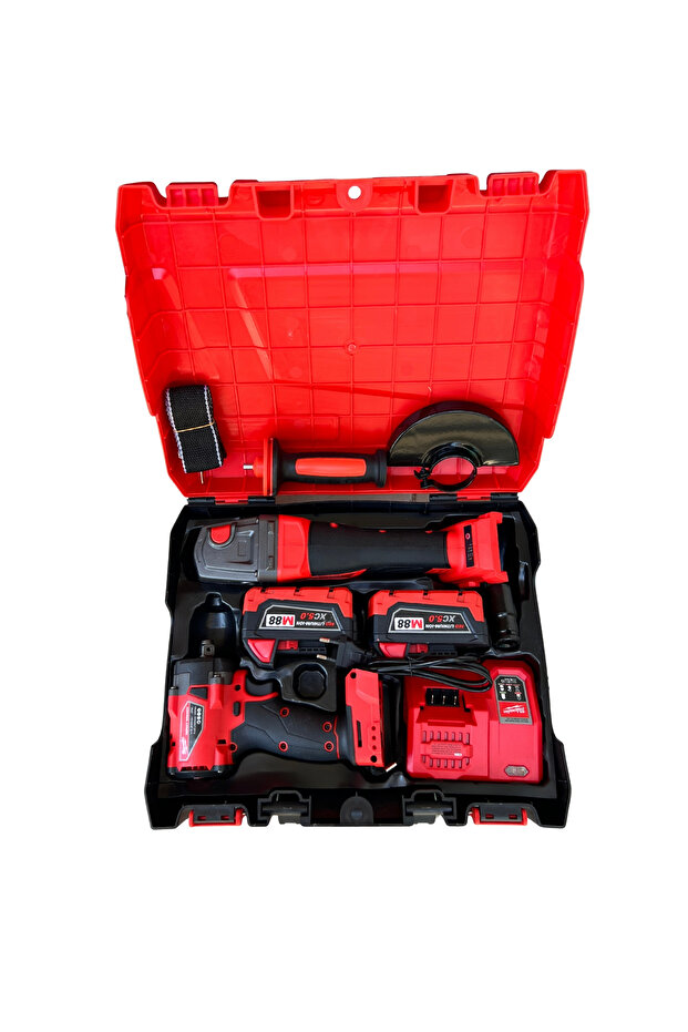 Milwaukee Şarjlı Taşlama ve Somun Sökme Makinesi Seti - 2