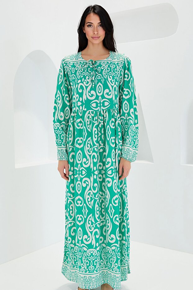 Rochie lungă cu model BDART - 2