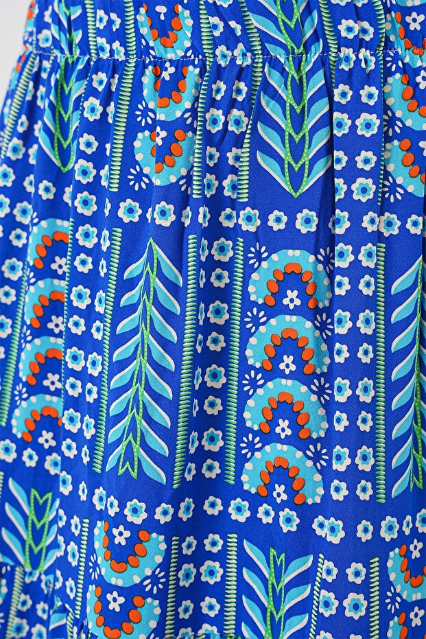 BDART Desenli Maxi Etek - 5