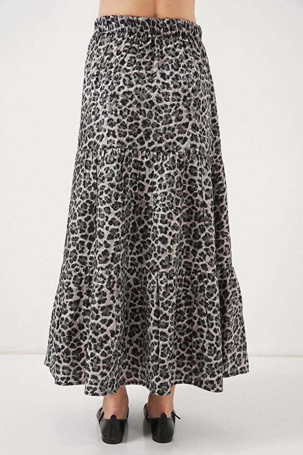 BDART Desenli Maxi Etek - 6