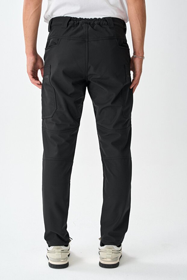 Soft Shell Wind, Water & Cold Proof Winter Tactical Pants with Fleece Inside E218 - 7