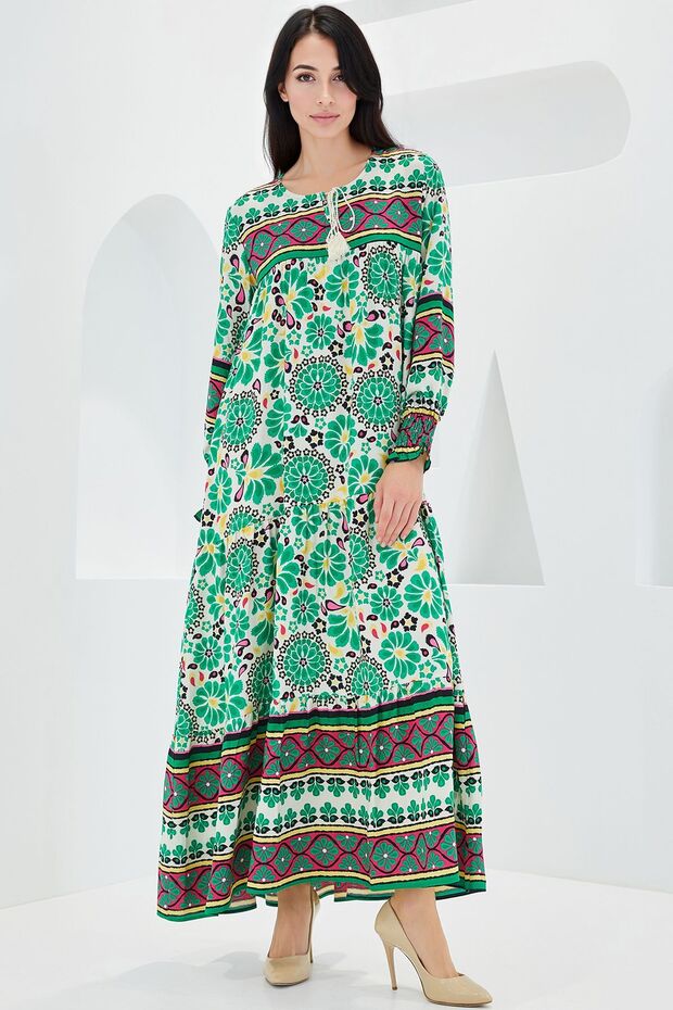 Rochie lungă cu model BDART - 1