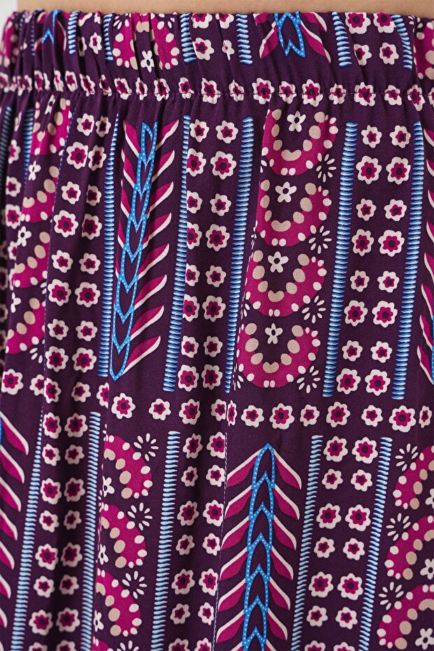 Fustă lungă cu model BDART - 5