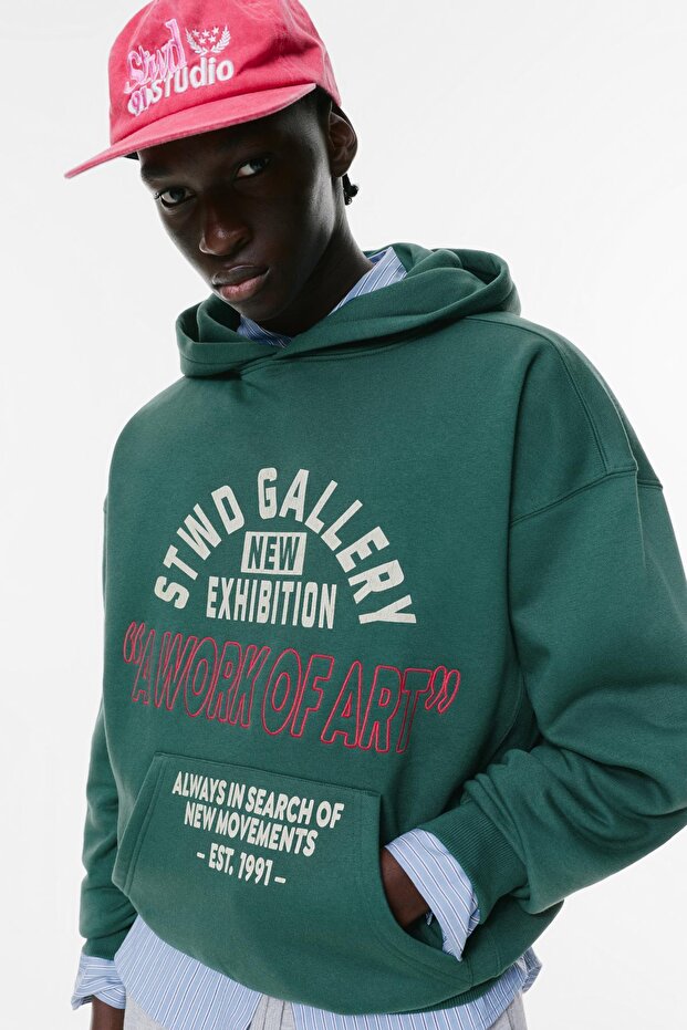 Kapüşonlu STWD Gallery Sweatshirt - 5
