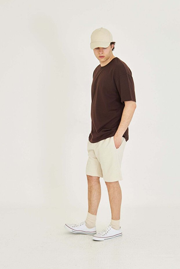 Basic Unisex Oversize Tişört - 6