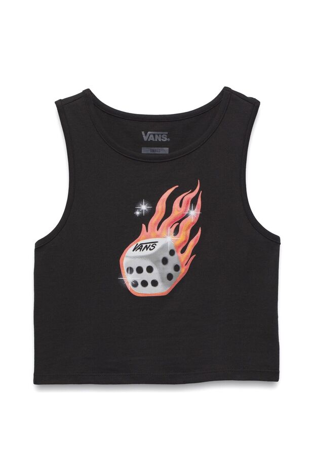 No Dice Fitted Crop Tank - 3