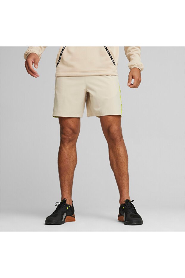 Mens FIT 7" Shorts - Beige