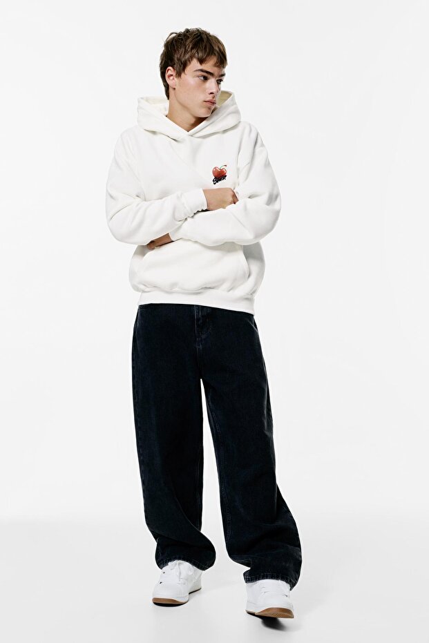 Kirazlı STWD Kapüşonlu Sweatshirt - 2