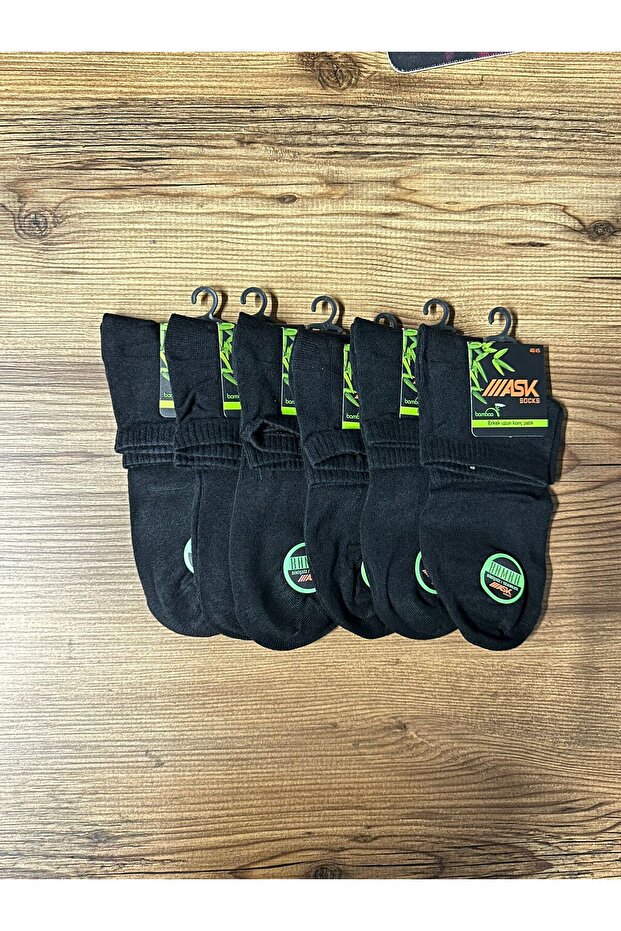ERKEK BAMBU 6'LI ÇORAP - 1