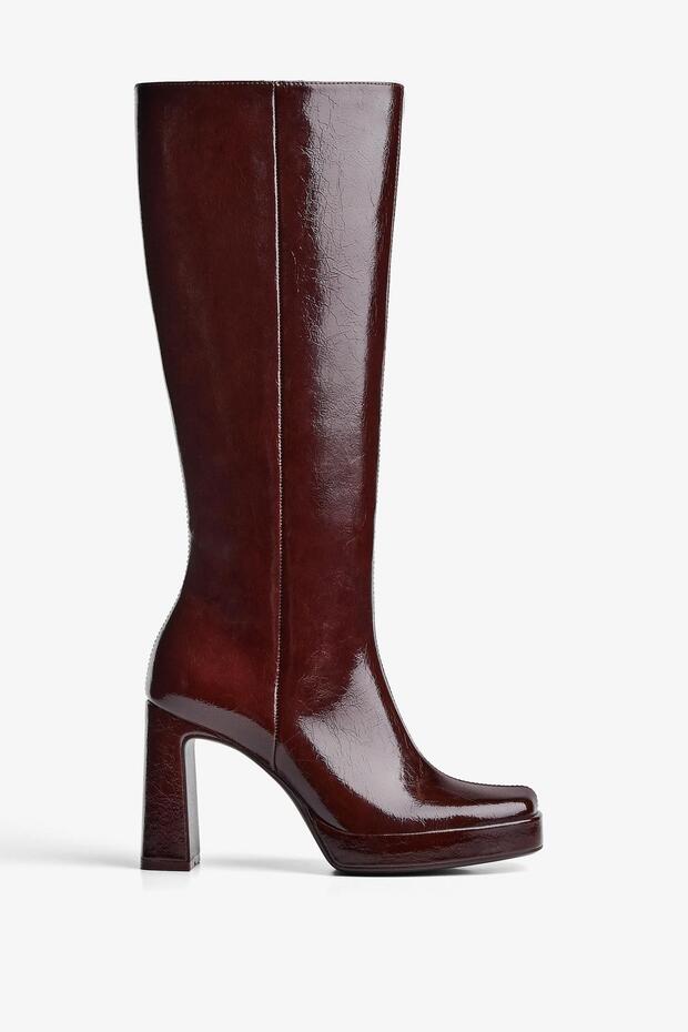 Platform topuklu çizme - 2