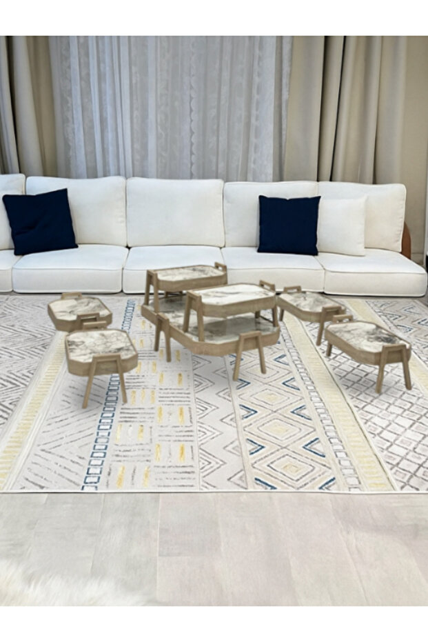 طقم طاولات تركي أرضي عصري - 1