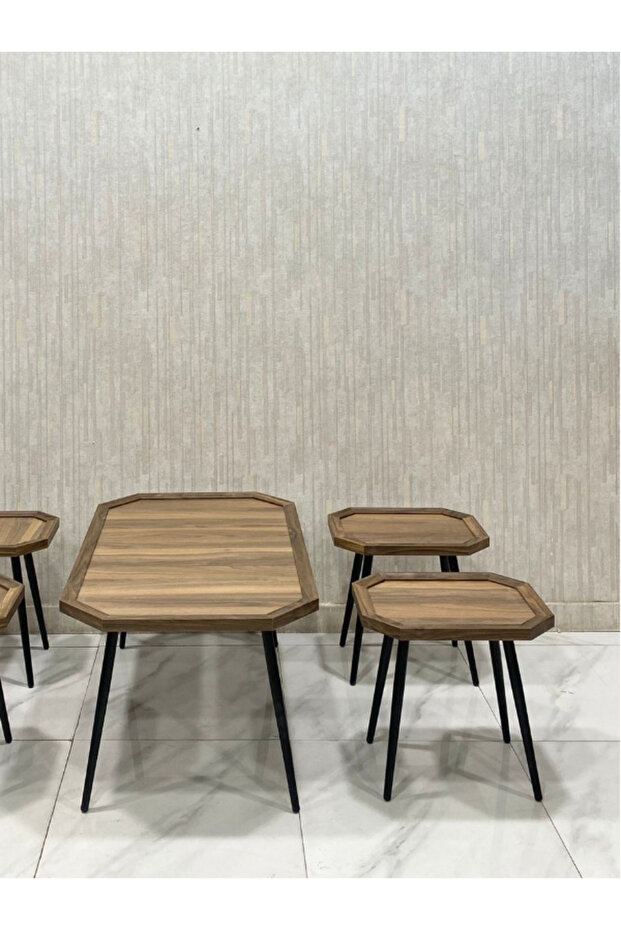 طقم طاولات تركي مودرن بالوان مختلفة - 2