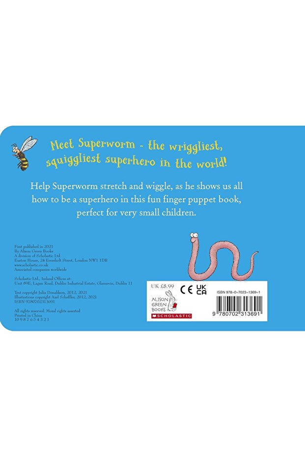 SUPERWORM FINGER PUPPET BOOK - 2