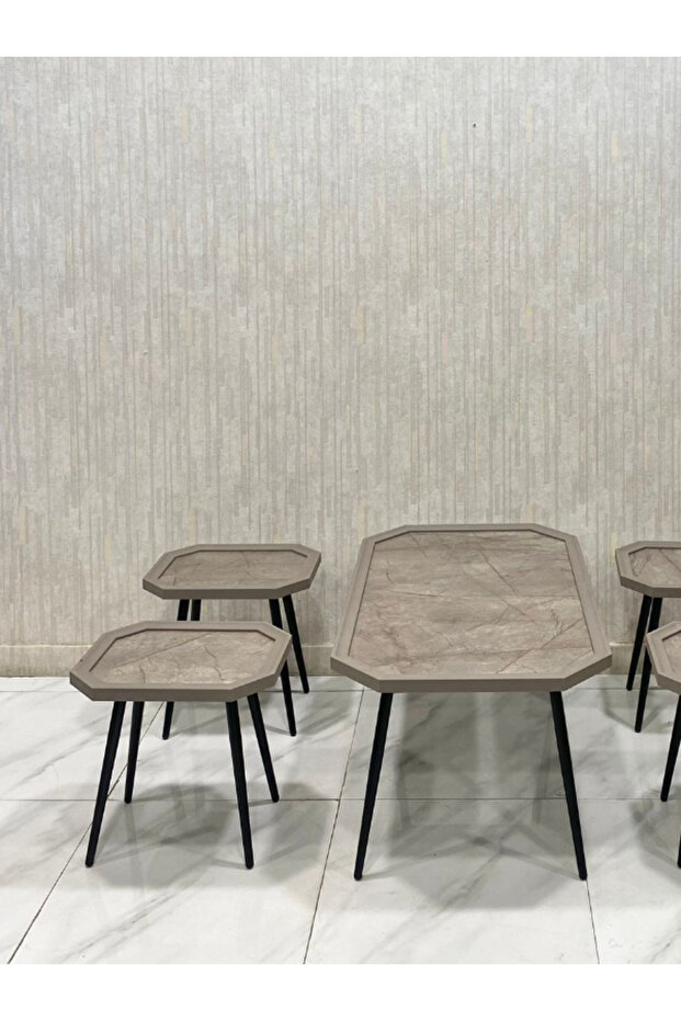 طقم طاولات تركي مودرن بالوان مختلفة - 2