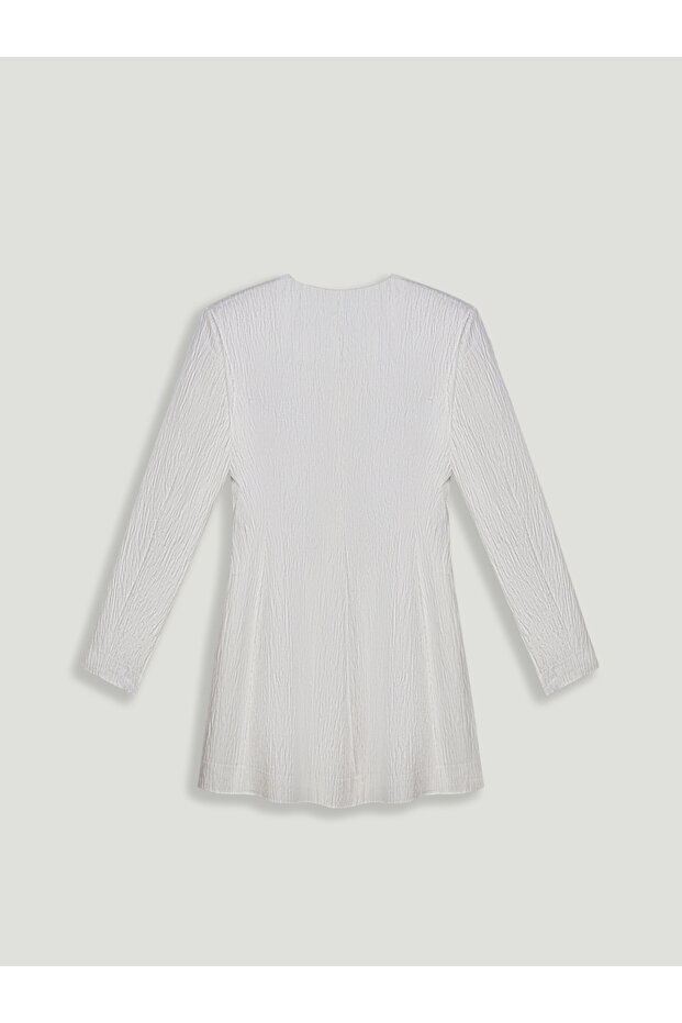 Vatkalı Mini Elbise - 7