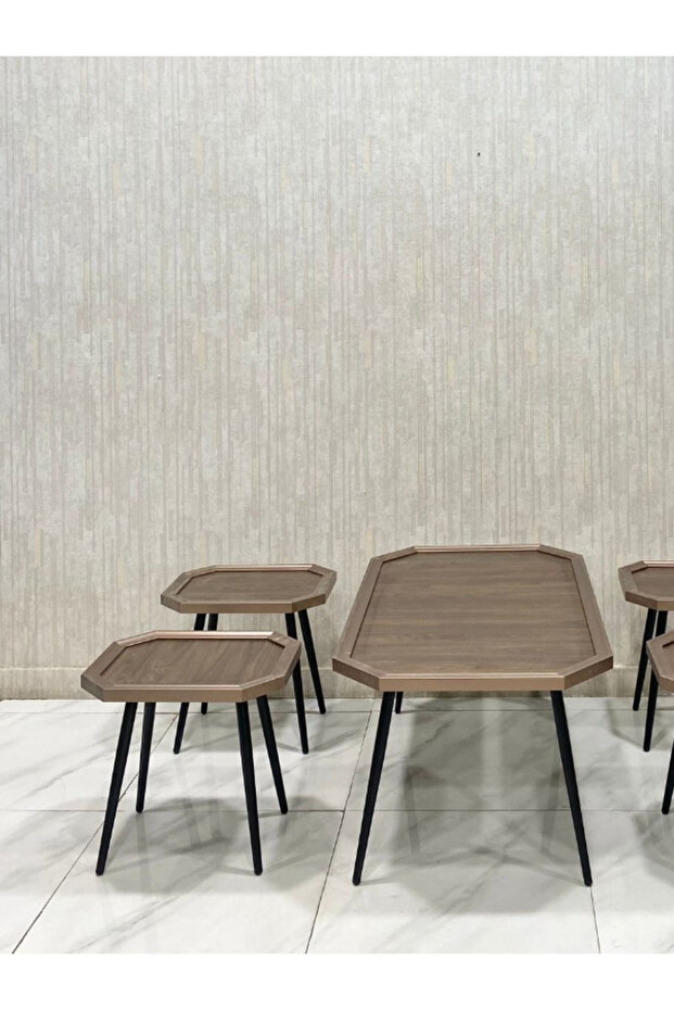 طقم طاولات تركي مودرن بالوان مختلفة - 2