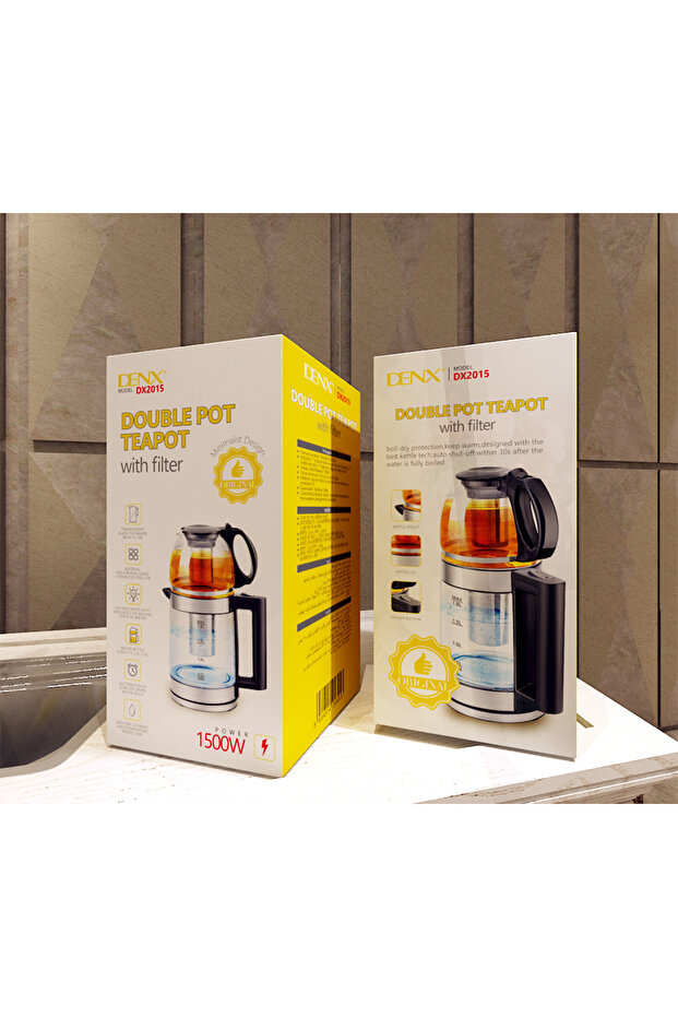 DX2015 1500W 1.8L Double Electric Kettle - 2