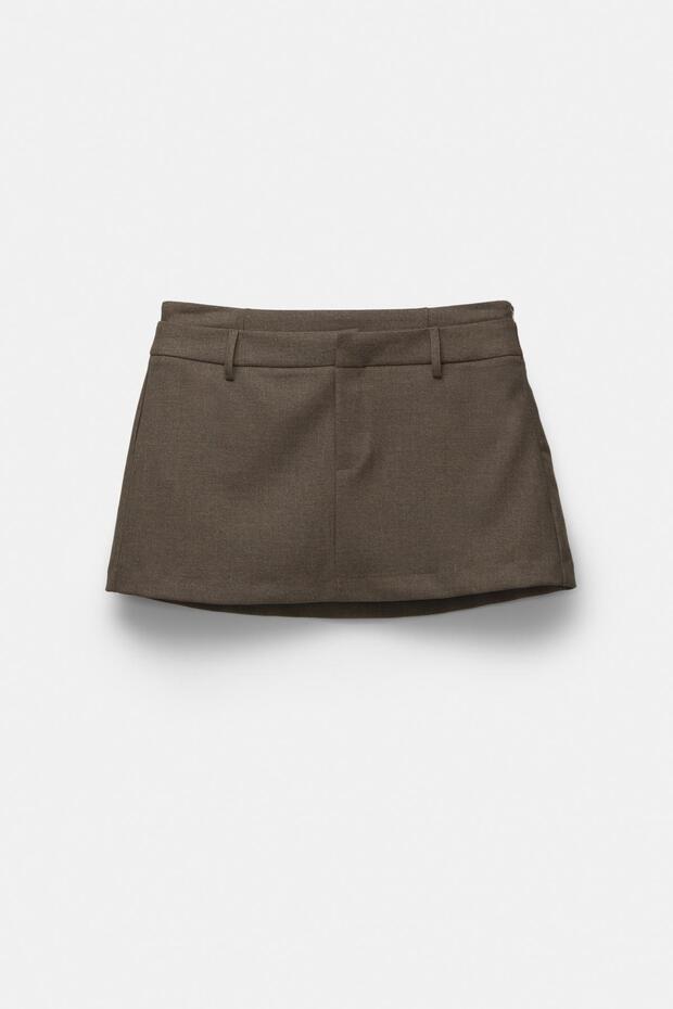 Çift bel etek pantolon - 6