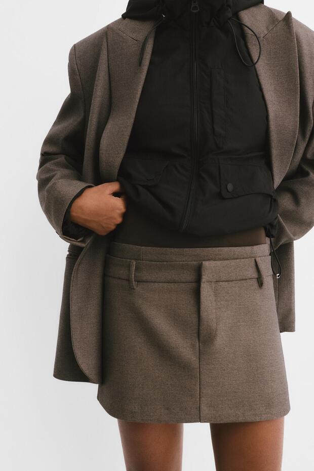 Çift bel etek pantolon - 2