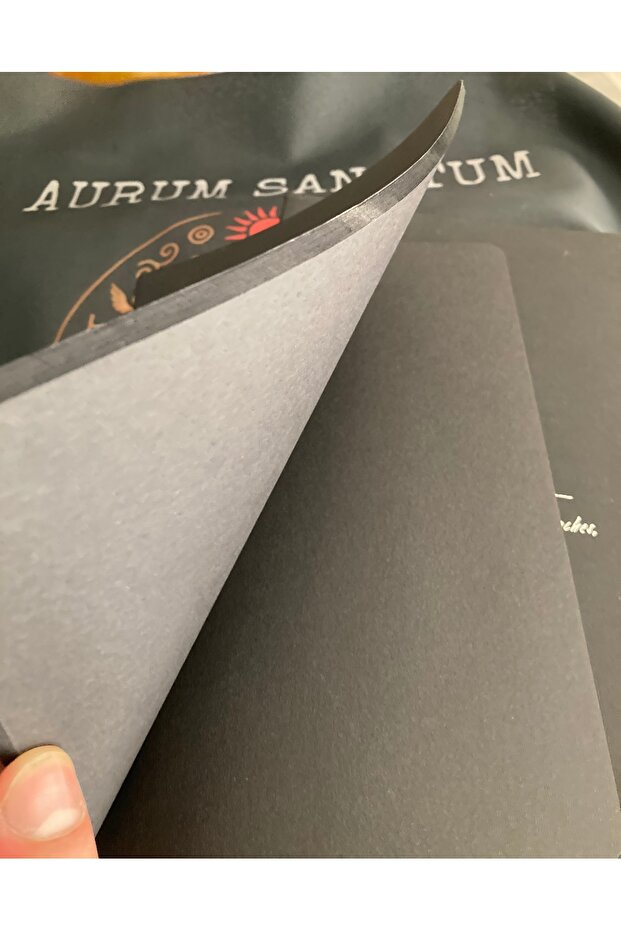 Dark Black Notebook Siyah Defter - 2