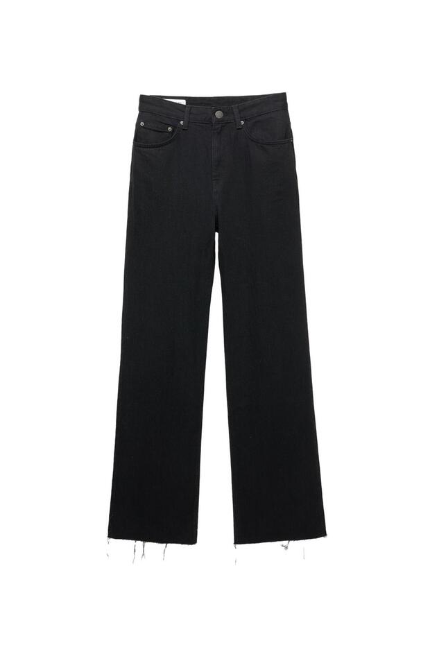 Yüksek bel straight fit jean - 3