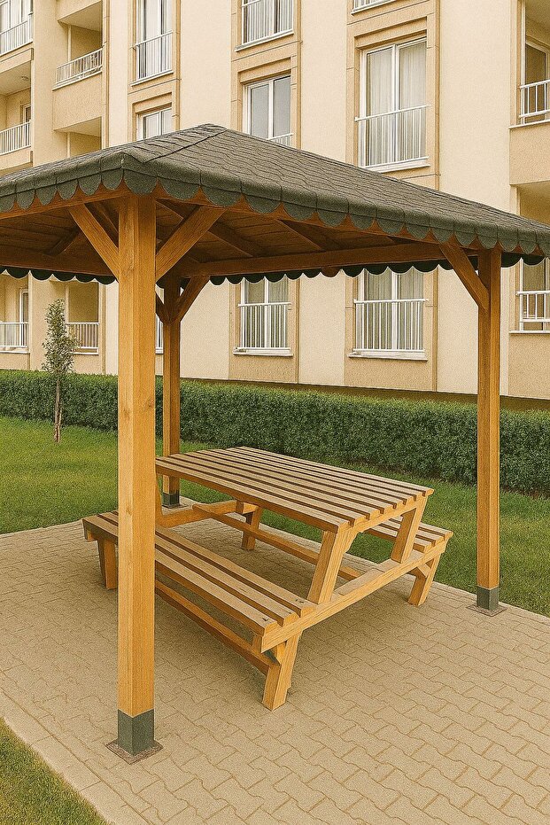 AHŞAP PİKNİK BANK - 2