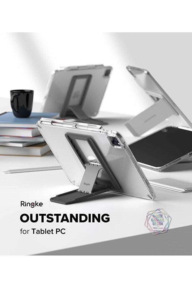 حامل عالمي رائع للكمبيوتر اللوحي | رمادي فاتح - 3