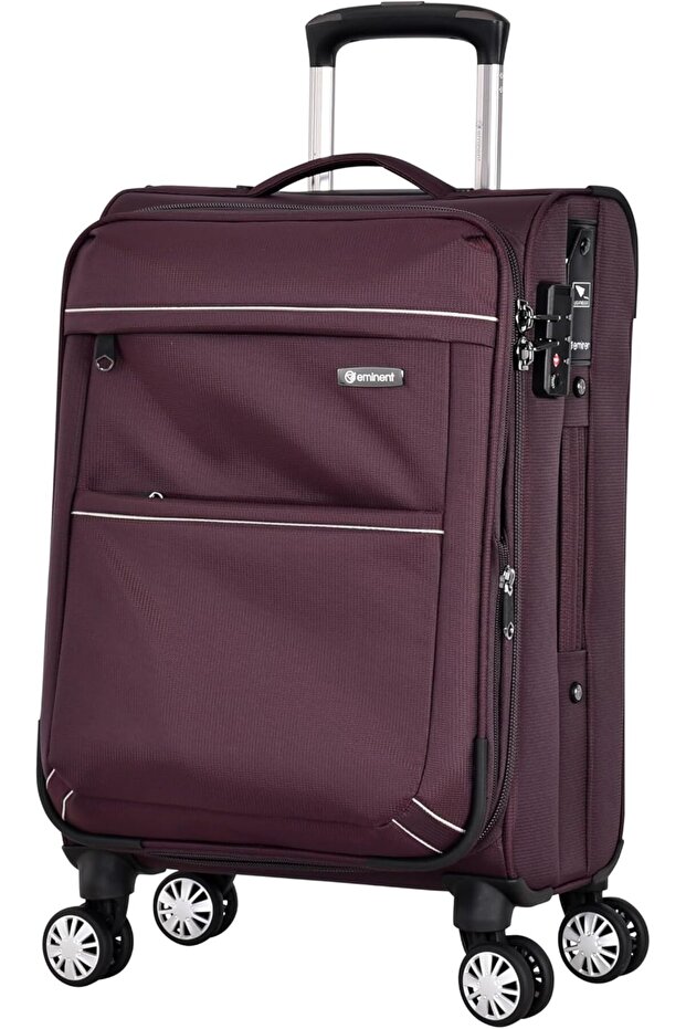 Expandable Luggage Trolley Bag Soft Suitcase for Unisex Travel