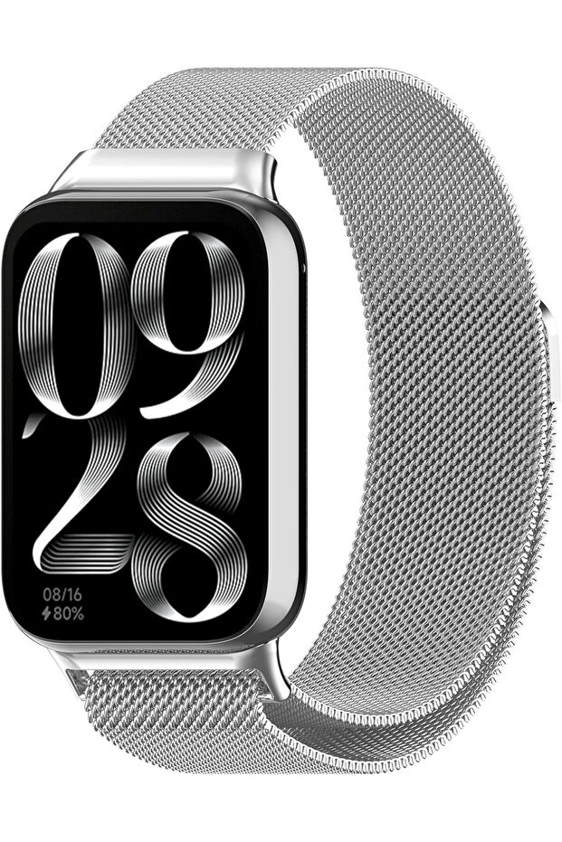 Xiaomi Mi Smart Band 8 Pro & Redmi Watch 4 , Milanese Loop Strap | Silver