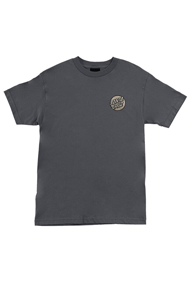 Cruz Embroidered Charcoal T-Shirt