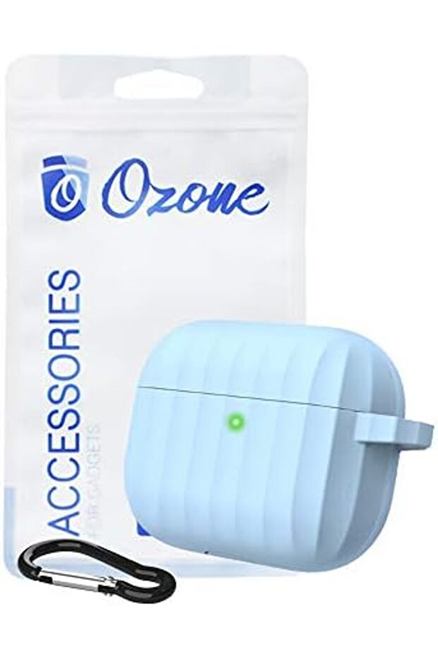 Parttern Design Shockproof Silicone AirPod Pro Case with Hook Keychain Ring Protective Cover