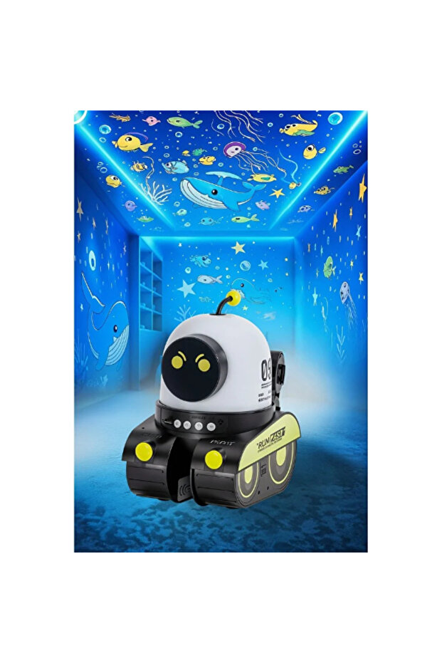 Robot Tasarımlı Projektör Gece Lambası - 2