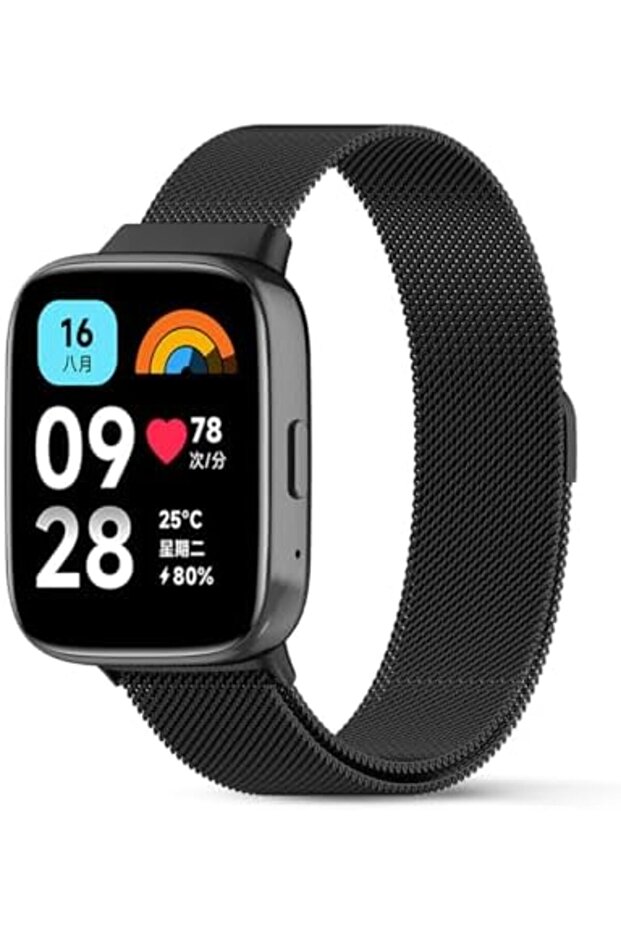 Redmi Watch 3 Active/Redmi Watch 3 Lite Band | Milanese Loop Band | Silver