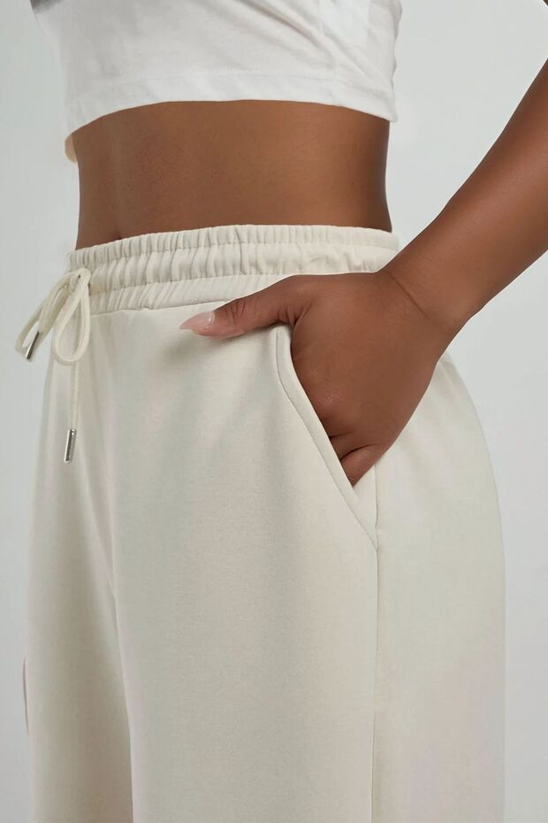 Modal Touch Geniş Paça Eşofman Altı - 2